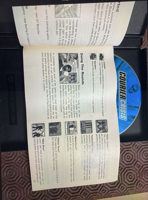 Jogo Sega Saturn – Courier Crisis - Retro Gaming