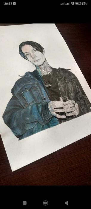 Реалістичний портрет олівцем по фото | Ручна робота