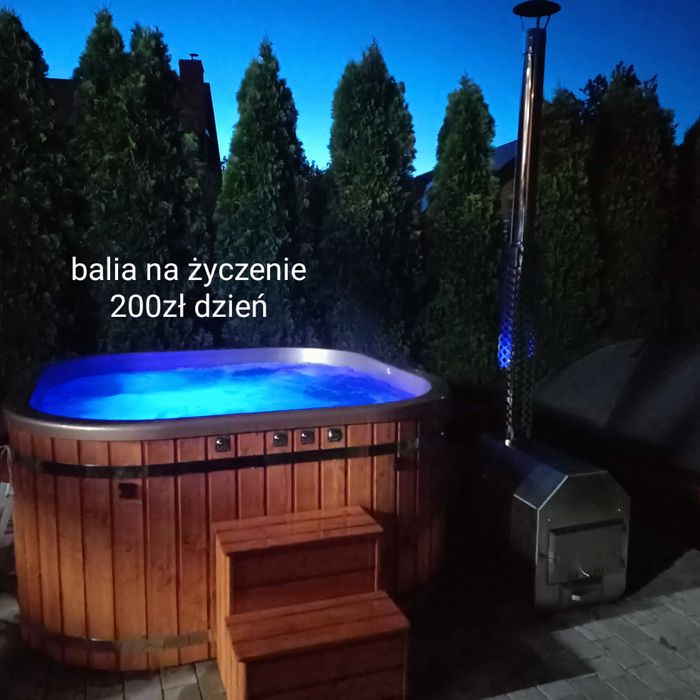 domek w górach  balia jacuzzi Żywiec