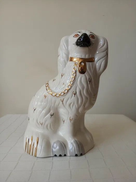 *ROYAL DOULTON Vintage Eleganckie Kominkowe Psy Pies Porcelana Figurka