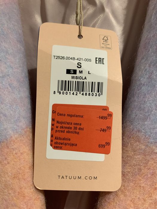 Tatuum - Miś Uszatek i Przyjaciele - Płaszcz rozmiar 36