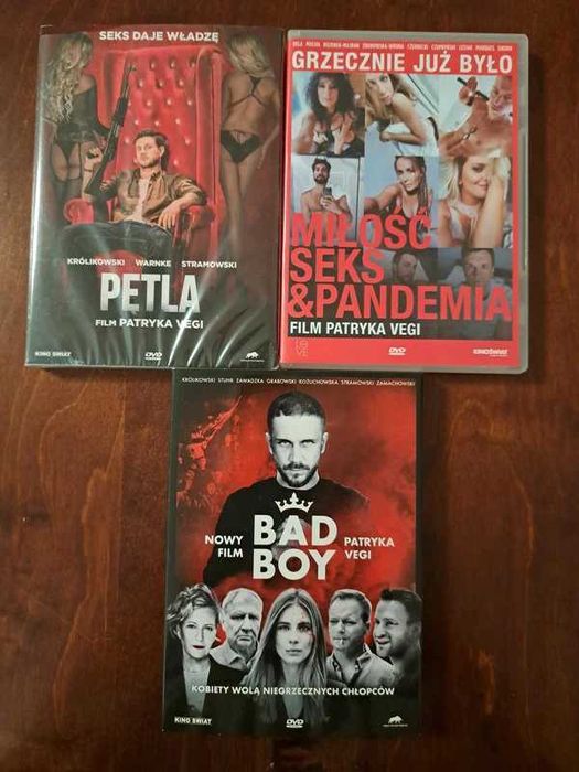 Trzy filmy Patryka Vegi na DVD