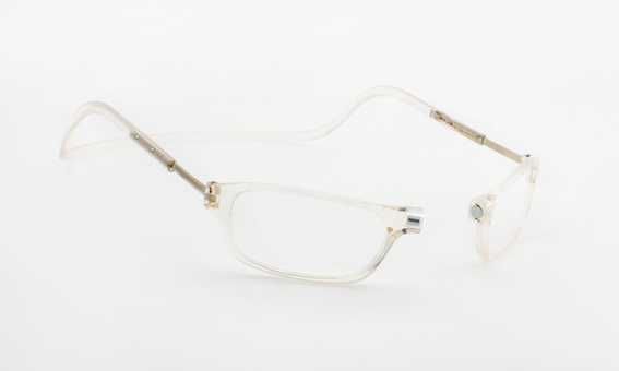 Okulary do czytania na MAGNES transparentne przezroczyste +1,5, +2.