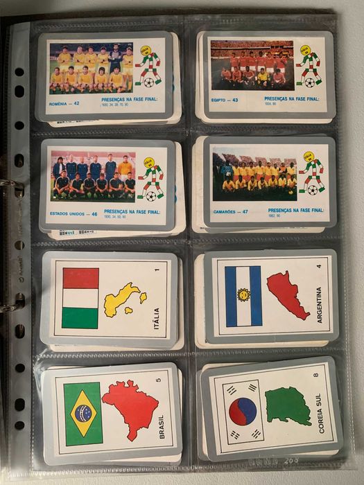 Calendários Antigos de Futebol - Mundial 1990 (preço unitário)