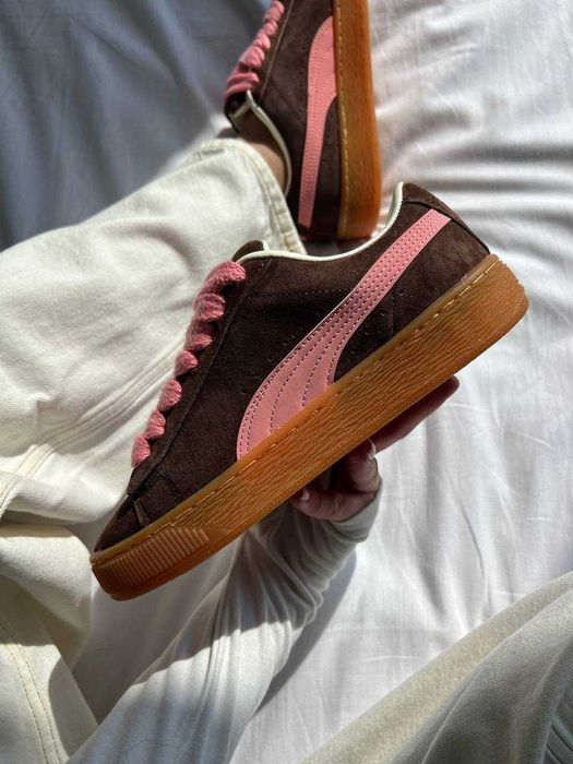 !SALE! Puma Suede XL Brown/Pink 36 37 38 39 40 41 пума суеде хл