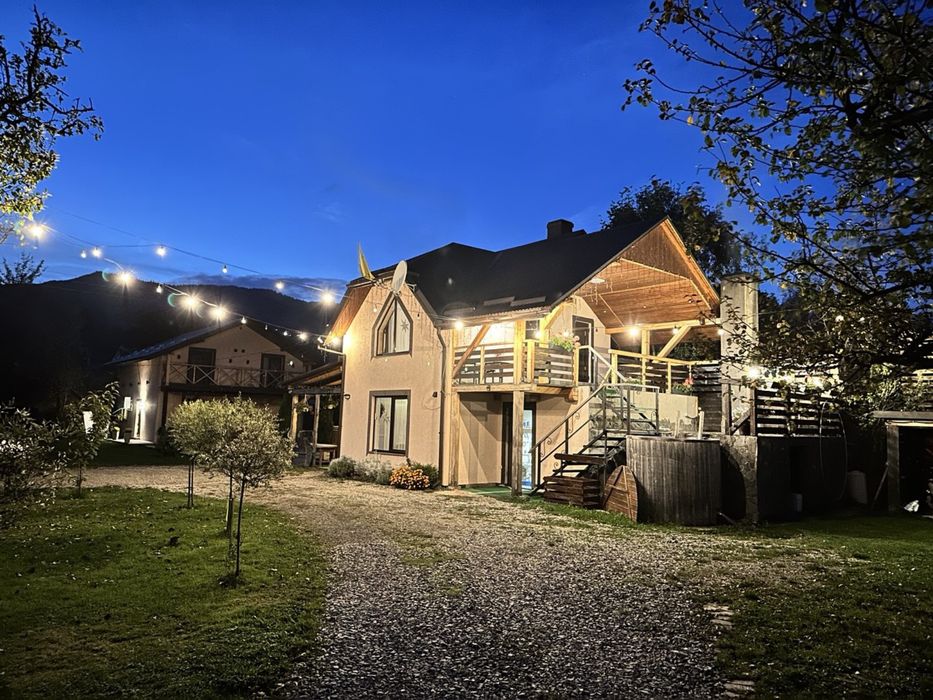 Будиночок в Карпатах з чаном / Проживання Котедж / Драгобрат Буковель