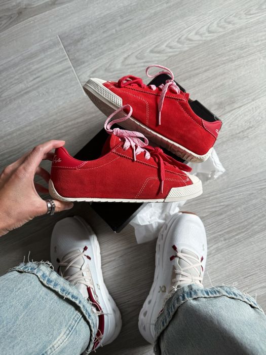 Кросівки Converse Chuck Taylor LO Red premium | Кроссовки жіночі