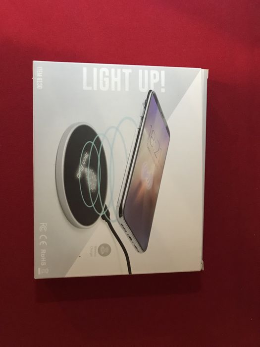 Безпровідна зарядка 5V 1A з круглою платформою