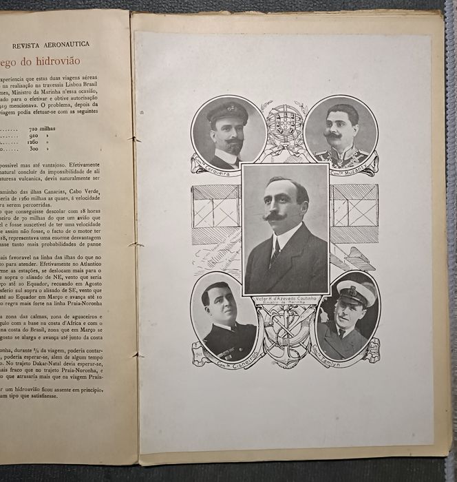 Revista Aeronáutica - VIAGEM AEREA: Lisboa - Rio de Janeiro, 1922