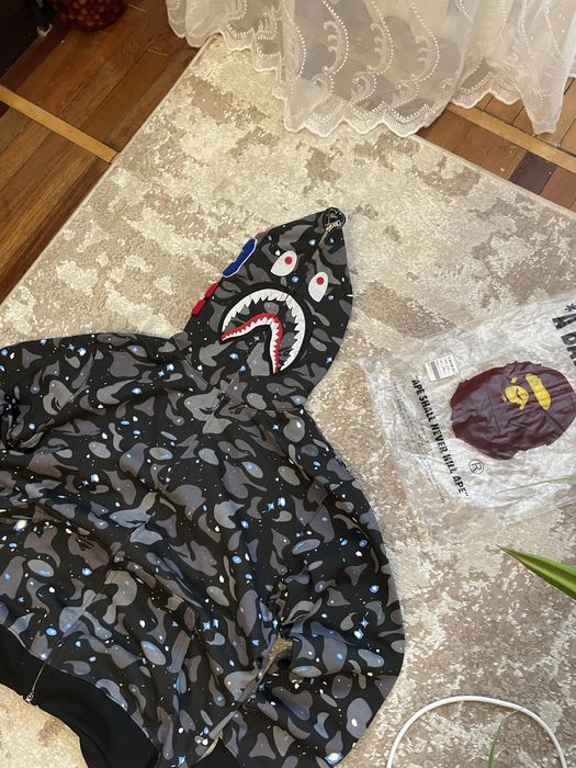 Зіп худі Бейп Космос Zip hoodie Bape A bathing ape