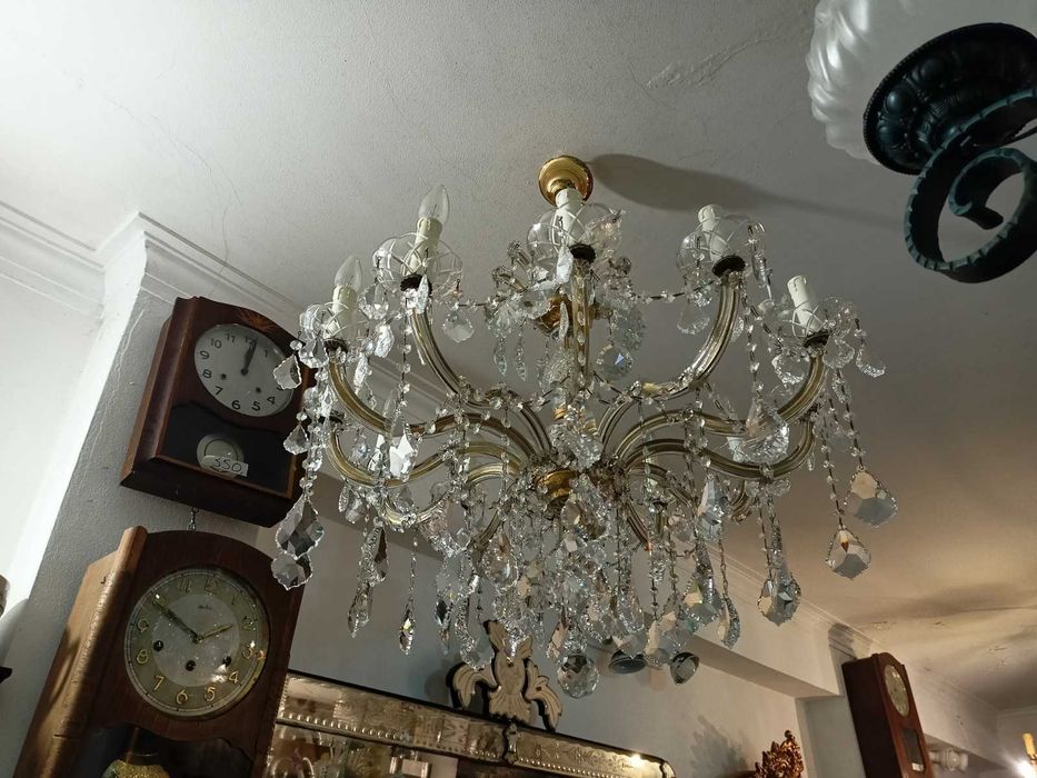 Lustre Maria Teresa 12 Lâmpadas