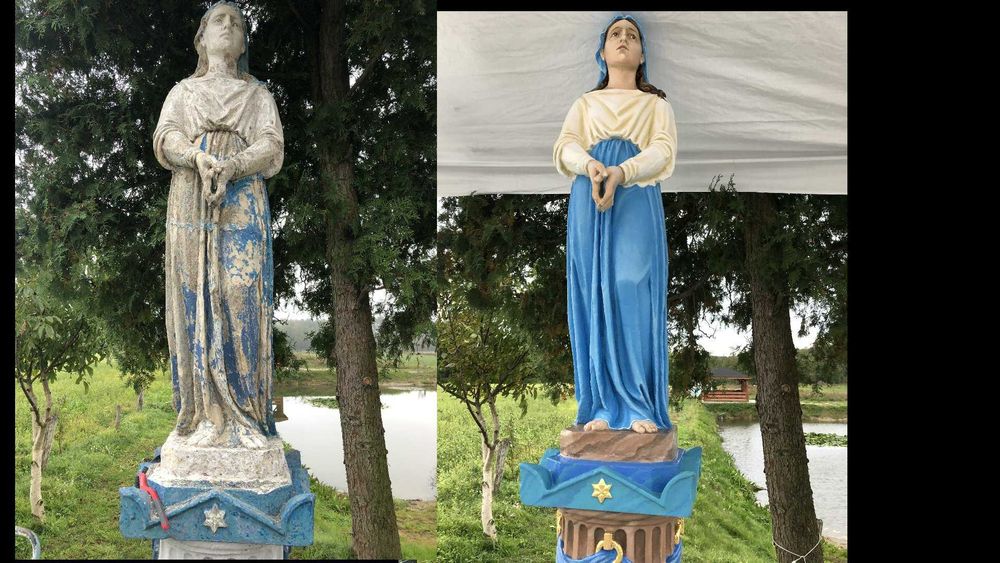 Odnawianie figurek,kapliczek itp.