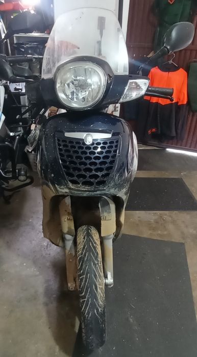 Scooter acidentada