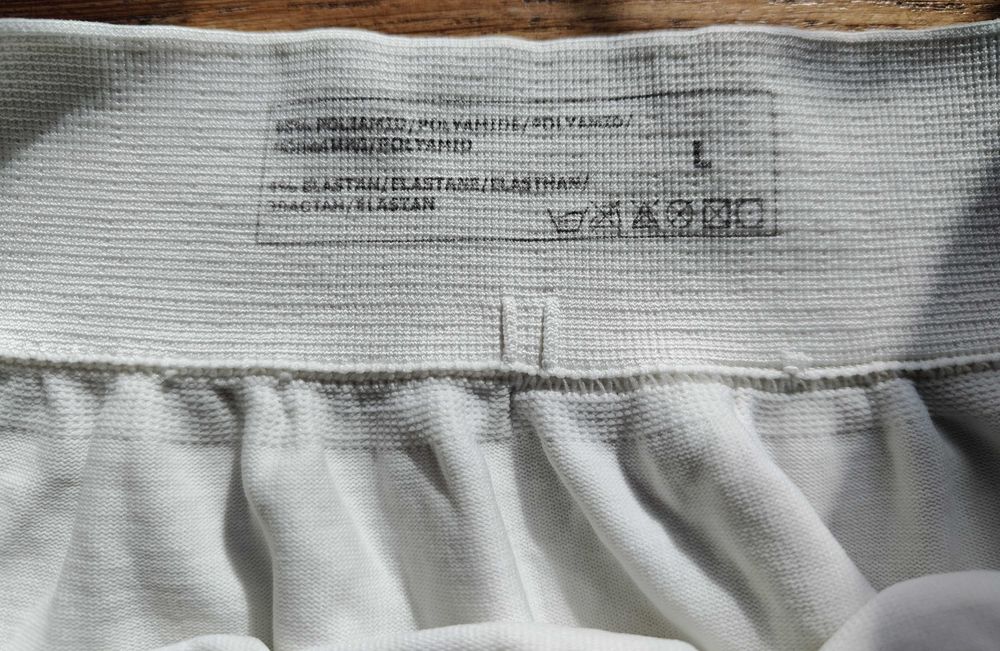 Męskie slipy bokserki, białe L