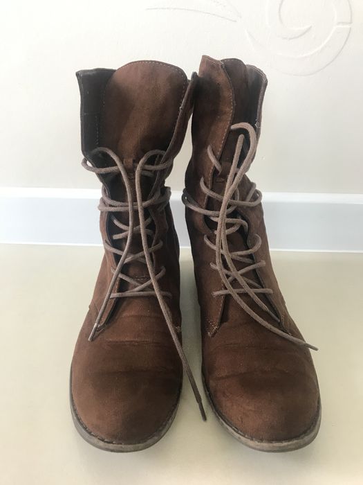 Zamszowe botki, Deichmann, roz. 39