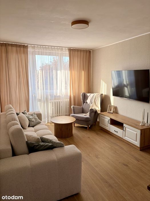 Przytulne, świeżo wyremontowane mieszkanie 44,5 m² z dużym balkonem