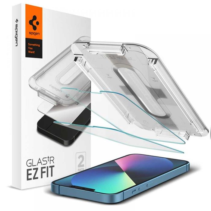Szkło hartowane Spigen do iPhone 12 Pro/13 Pro/14 2 szt.