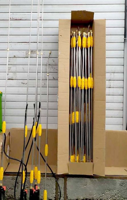 Штанга телескопічна 2,7м для оприскувача для сада, продовжувач садовий