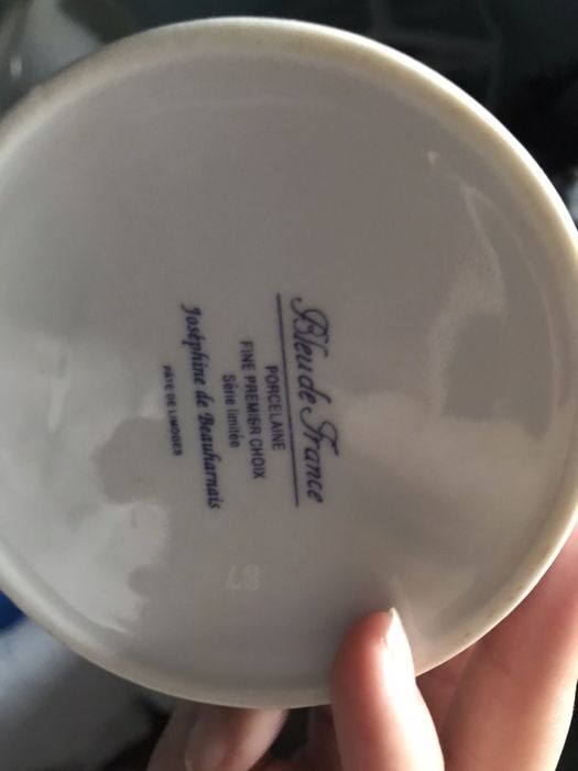 Serviço Café Limoges Josephine Blue de France