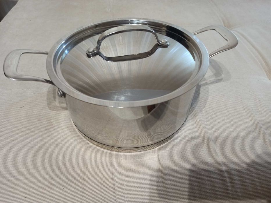 Кастрюля нержавійка HOME Creation 22cм 3.8л для усіх плит