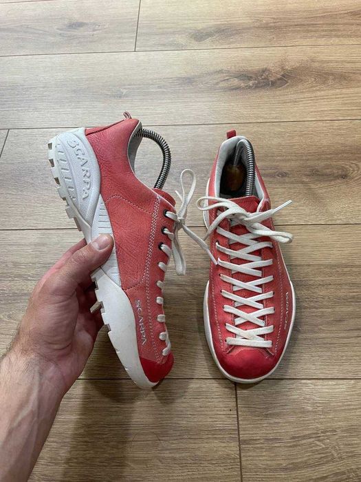 Жіночі шкіряні трекінгові кросівки фірми Scarpa Mojito Summer Оригінал