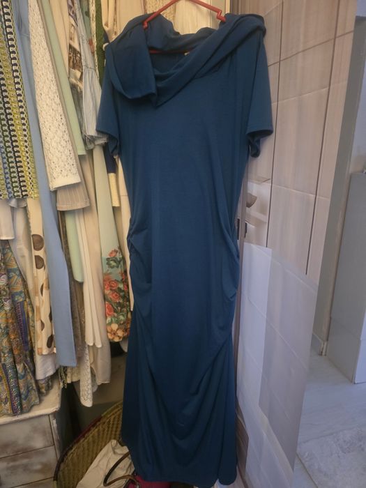 Vestido azulao sereia