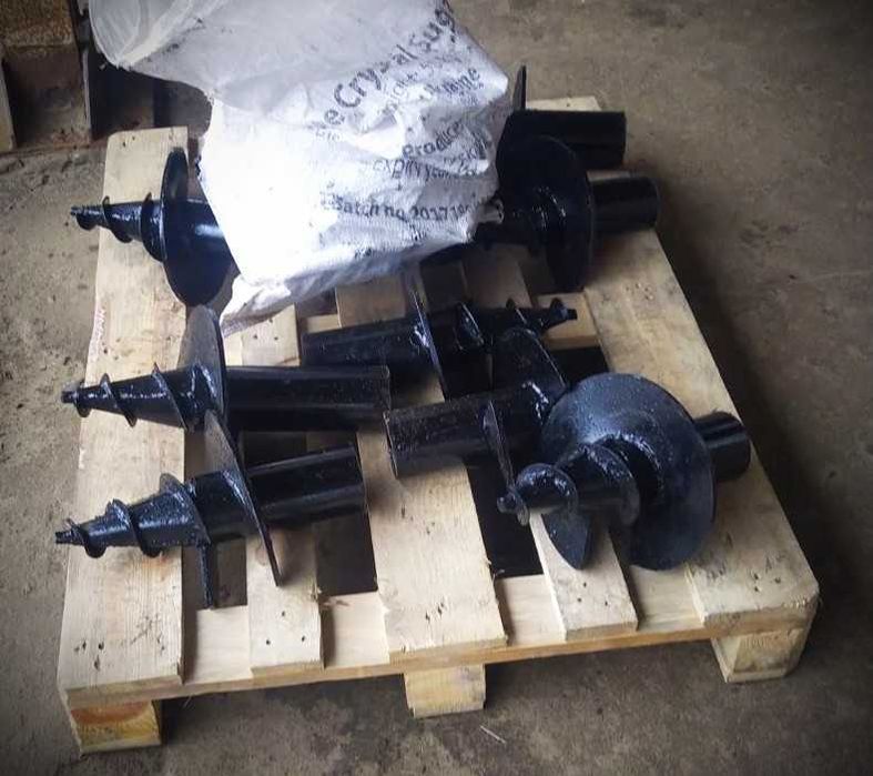 Наконечники к сваям, геошуруп, винтовые сваи, монтаж, палі, наконечник