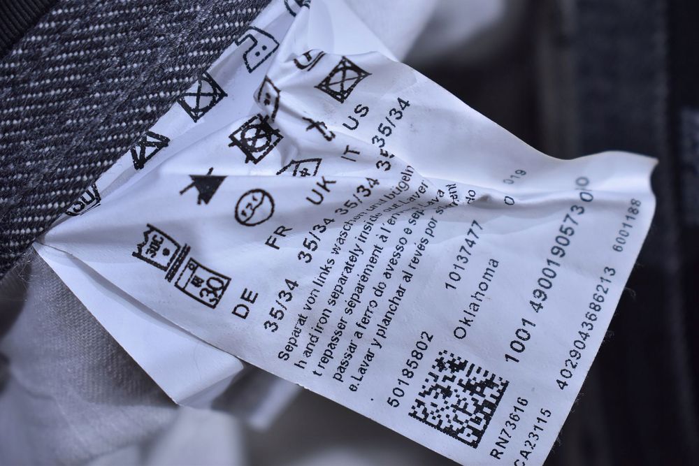 Hugo Boss Męskie Spodnie Jeansowe Jeansy W35 L34