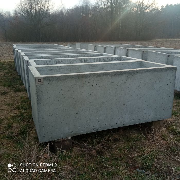 Donice betonowe 100x40x40