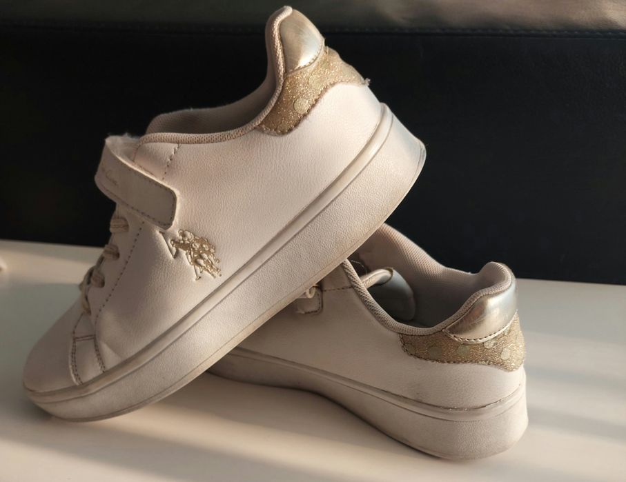 Sapatilhas brancas da US Polo Assn