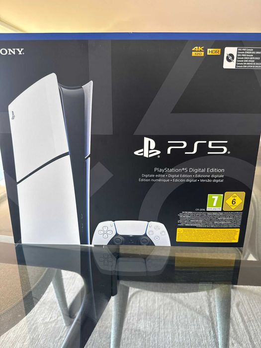 PS5 Digital Edition 1TB (Slim) – Nova e Selada – 500€