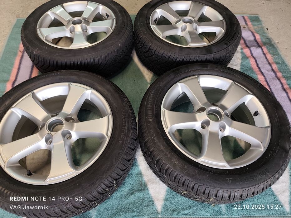 Koła Alufelgi Volkswagen Beetle R16 Sima 5x112 3C1 Continental