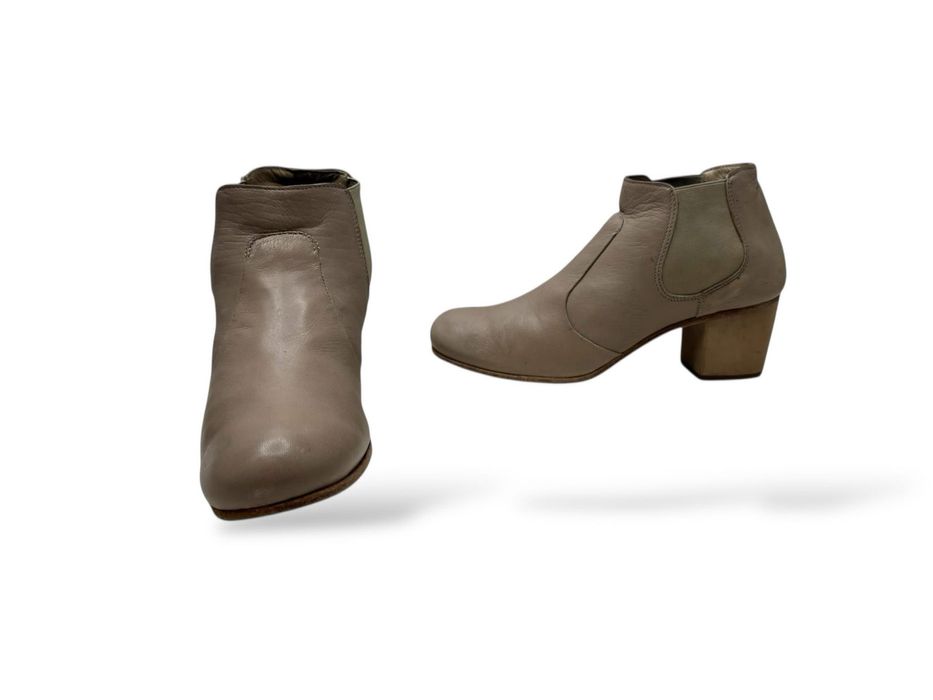 Botki skorzane Progetto rozmiar 37