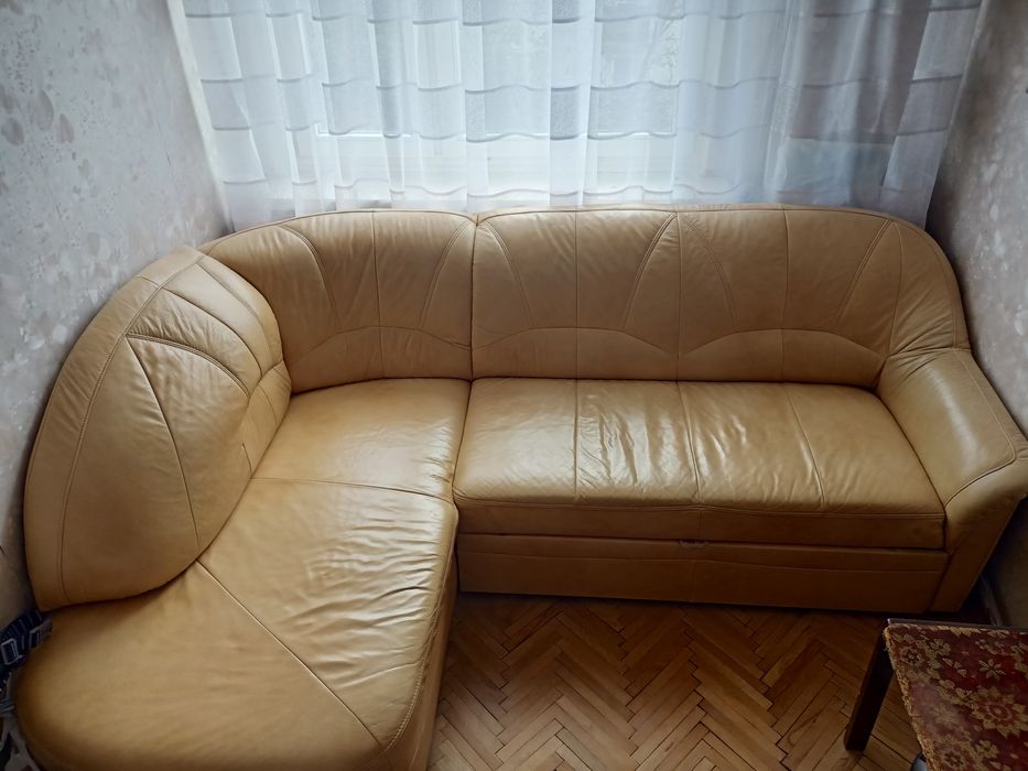 Kanapa skórzana narożnik sofa stan bdb