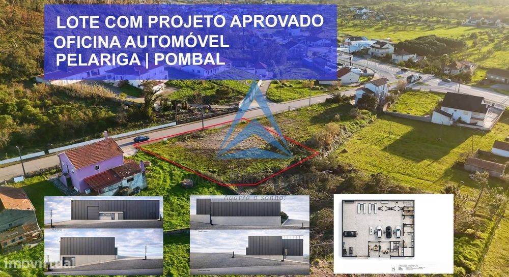 Terreno urbano com projeto aprovado para oficina