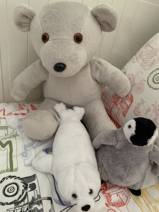 Peluches com pouco uso