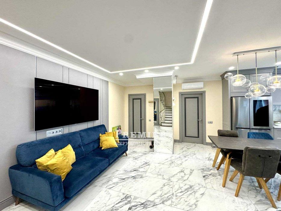 Квартира 160м2 Просторная кухня 35м2 Дорогой ремонт Два Уровня ЖК Дмитриевский