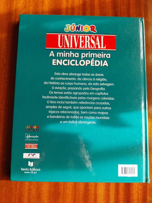 “A Minha Primeira Enciclopédia”, Júnior, Universal, livro didático