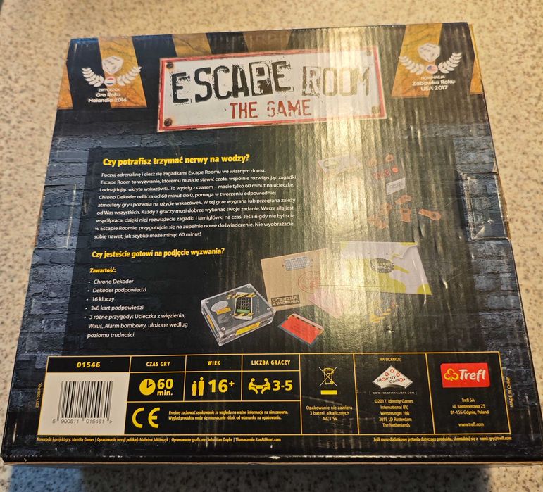 Escape room gra logiczna polska wersja, otwarta