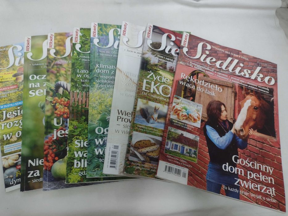 "SIEDLISKO" czasopismo 8 numerów 2014 do  2021  archiwalne Unikat!!!