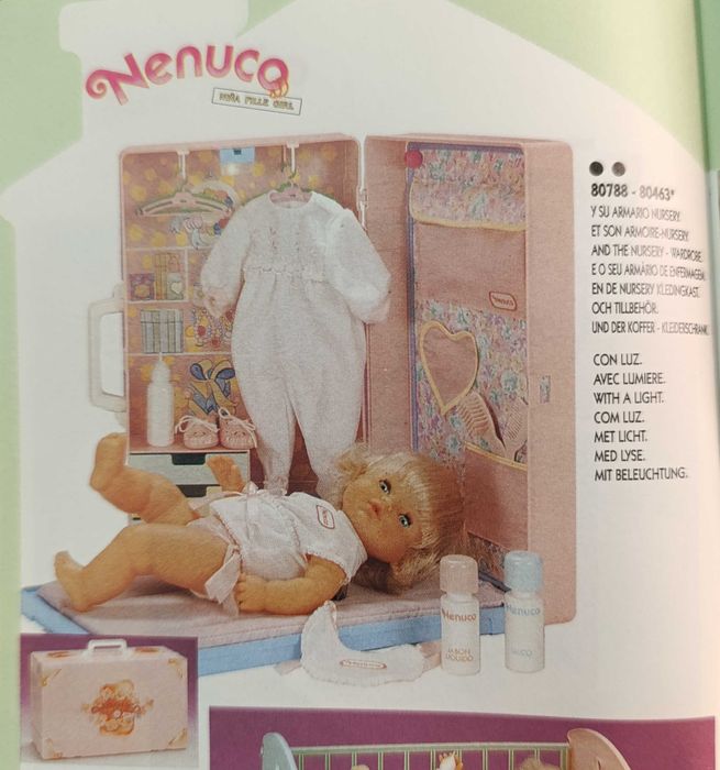 Maleta com Nenuca Vintage