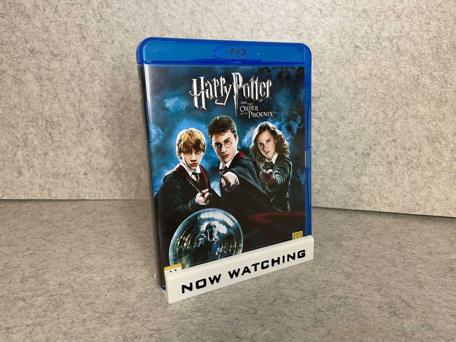 Stojak podstawka na DVD, BluRay "Now Watching" biała
