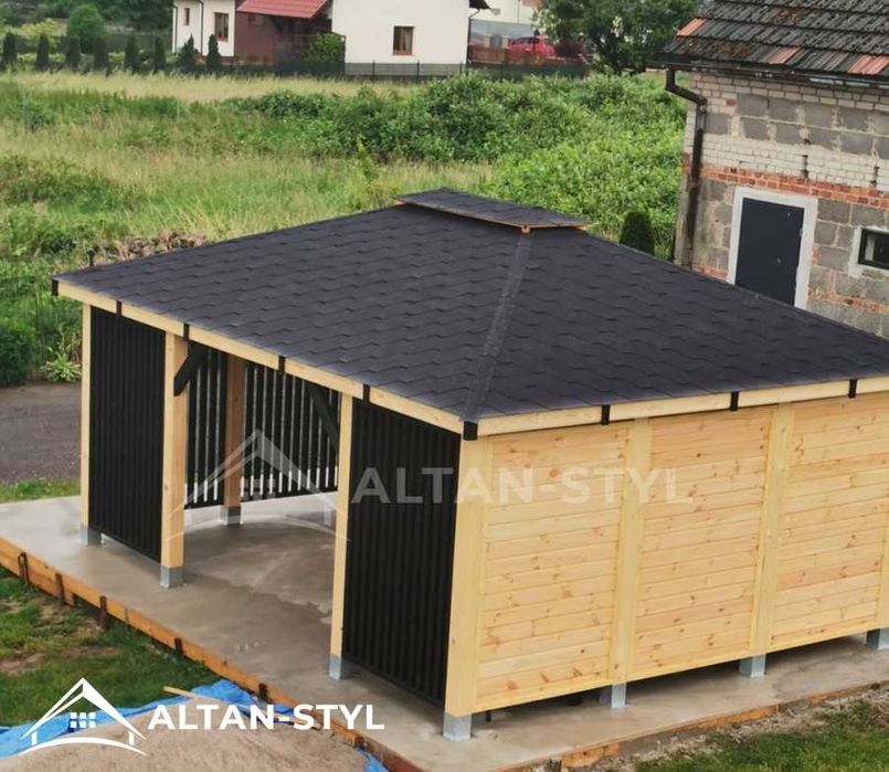 Altany,altanki, wiaty, altana ogrodowa DOMINIKA 4x4m PRODUCENT