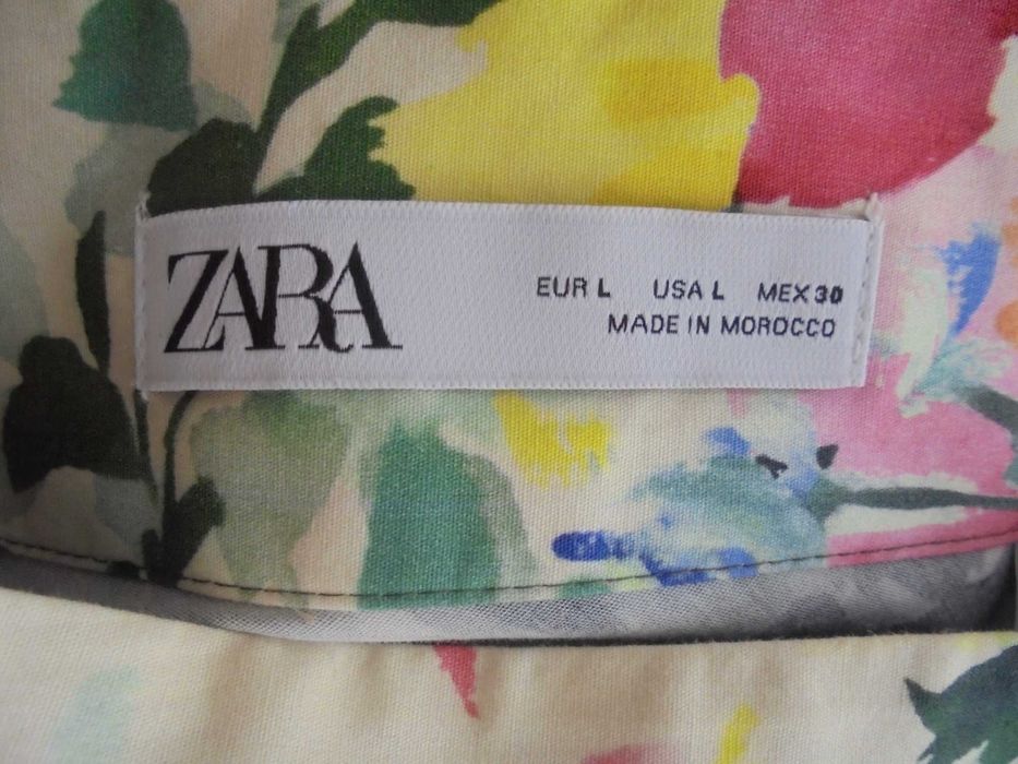 saia de senhora florida ZARA