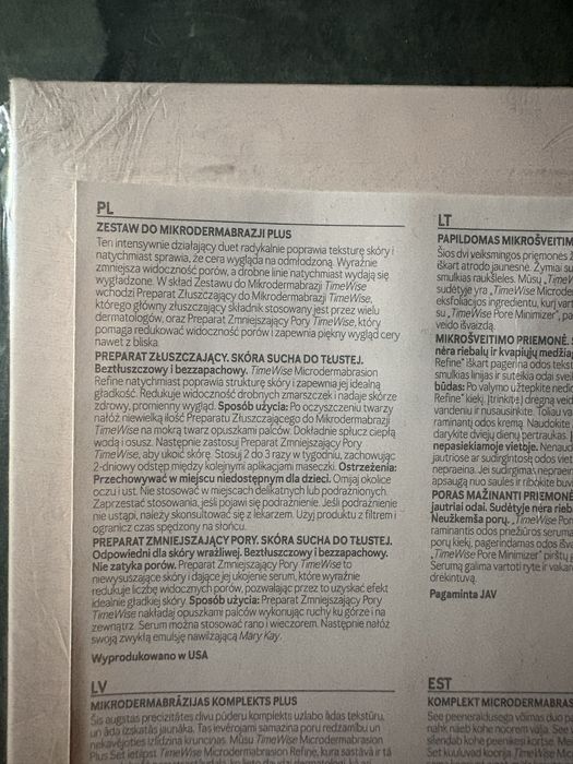 Zestaw Mary Kay Mikrodermabrazja plus