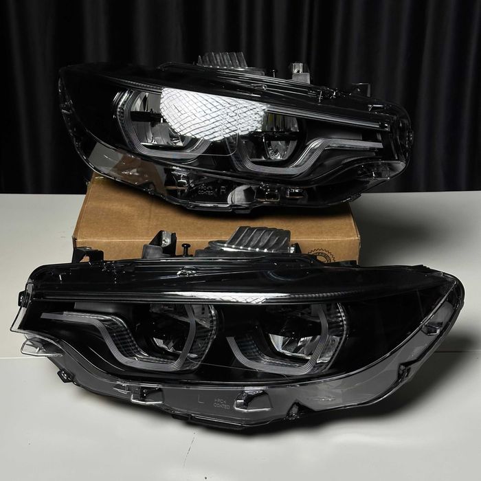 Фары BMW 4 FULL LED Adaptive BMW F32 F33 F36 F82 фара левая фара правая фул лед жёлтые двохкольорні фари жовті