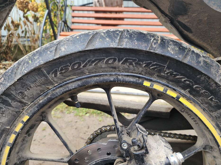 Шина Pirelli 150/70 R17 2-3мм