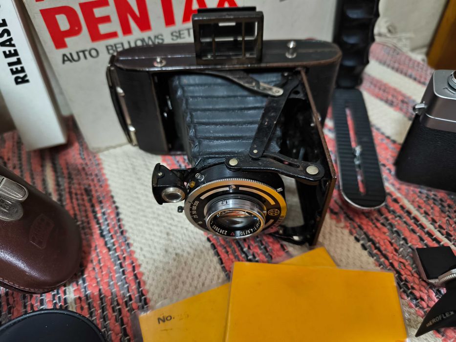 Kit de máquinas fotograficas antigas e acessórios