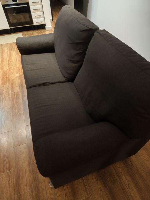 Sofá castanho 2lugares