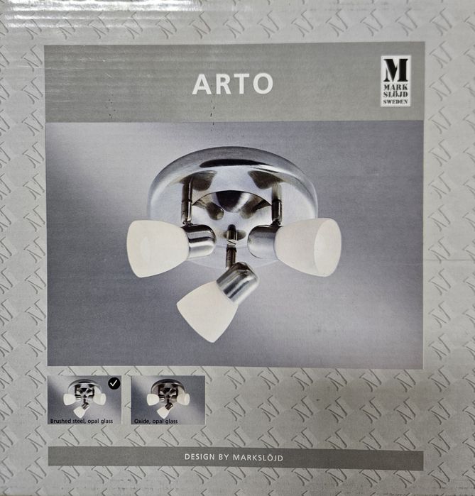 Lampa sufitowa Arto 3 żarówki